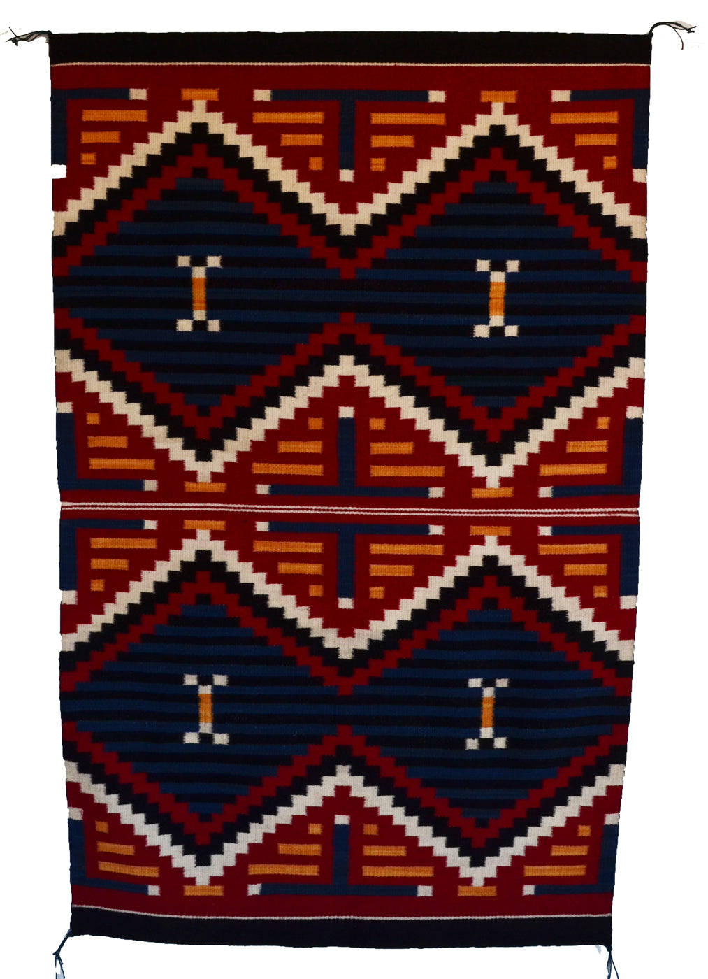 Manta Navajo Weaving : Elsie Bia : 3436 : 30" x 48" (2'6" x 4')