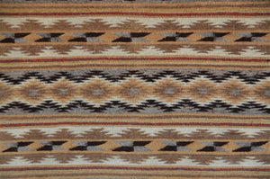 Chinle Double Navajo Saddle Blanket : 3437 : 30" x 46" (2'6" x 3'10")