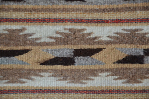 Chinle Double Navajo Saddle Blanket : 3437 : 30" x 46" (2'6" x 3'10")