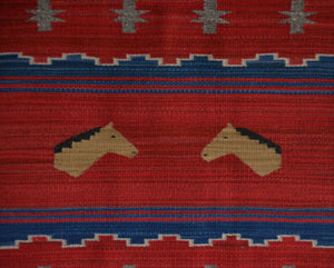 Pictorial Navajo Weaving : GH : Churro 1753 : 22.5" x 31.5" (1'10.5" x 2'7.5")