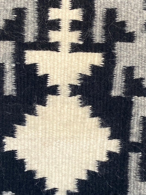 Gallup Throw Navajo Weaving : Lilly Tracey : 3431 : 15" x 19" (1'3" x 1'7")