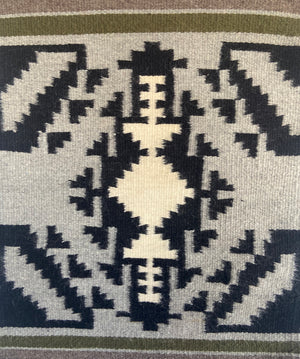 Gallup Throw Navajo Weaving : Lilly Tracey : 3431 : 15" x 19" (1'3" x 1'7")