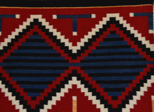 Serape Variant : Navajo Rug:  Elsie Bia : Churro 1752 : 24" x 36" (2' x 3')