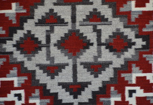 Ganado Navajo Rug : Elsie Bia : Churro 1762 : 41" x 60" (3'5" x 5")