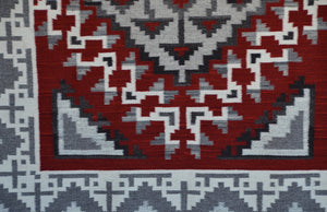 Ganado Navajo Rug : Elsie Bia : Churro 1762 : 41" x 60" (3'5" x 5")