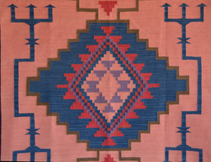 Crystal Navajo Rug : Geraldine Phillips : Churro 1767 : 42" x 73" (3'6" x 6'1")