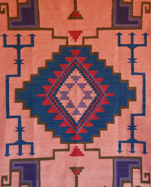 Crystal Navajo Rug : Geraldine Phillips : Churro 1767 : 42" x 73" (3'6" x 6'1")